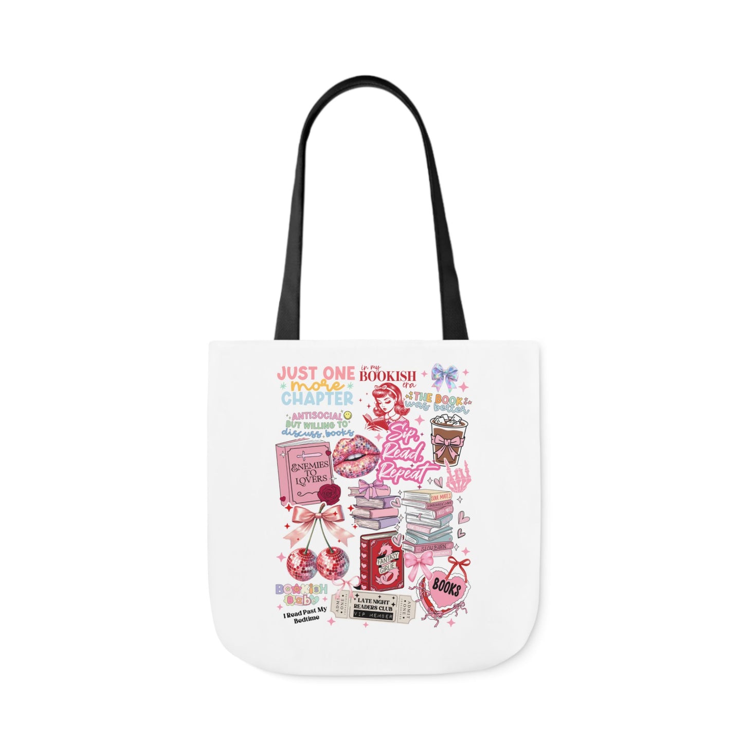 Bookish Collage Tote Bag