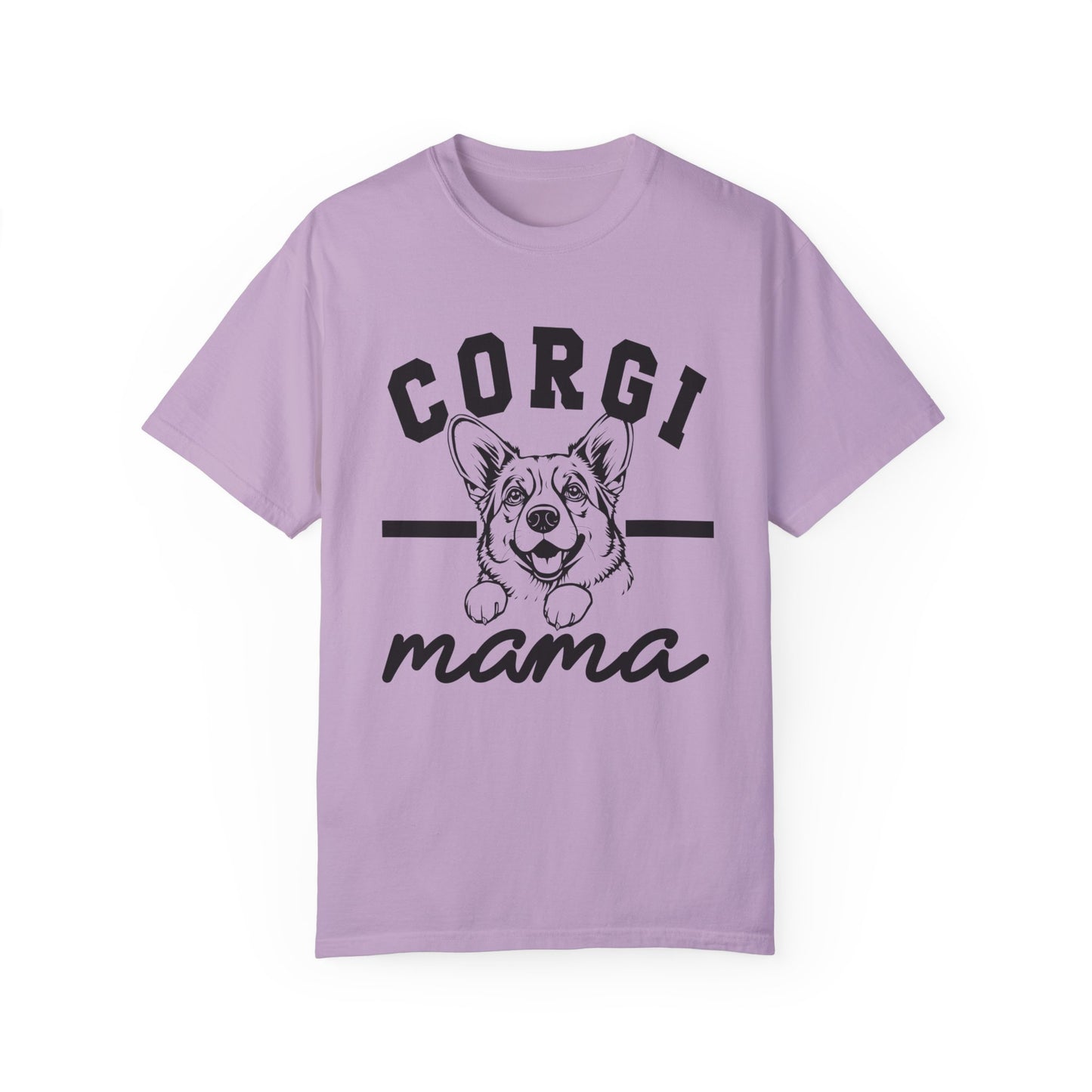 Corgi Mama Unisex Garment-Dyed T-Shirt - Perfect Gift for Dog Lovers
