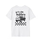 Retro Checkerboard Graphic T-Shirt - 'It's Hip to be Square'