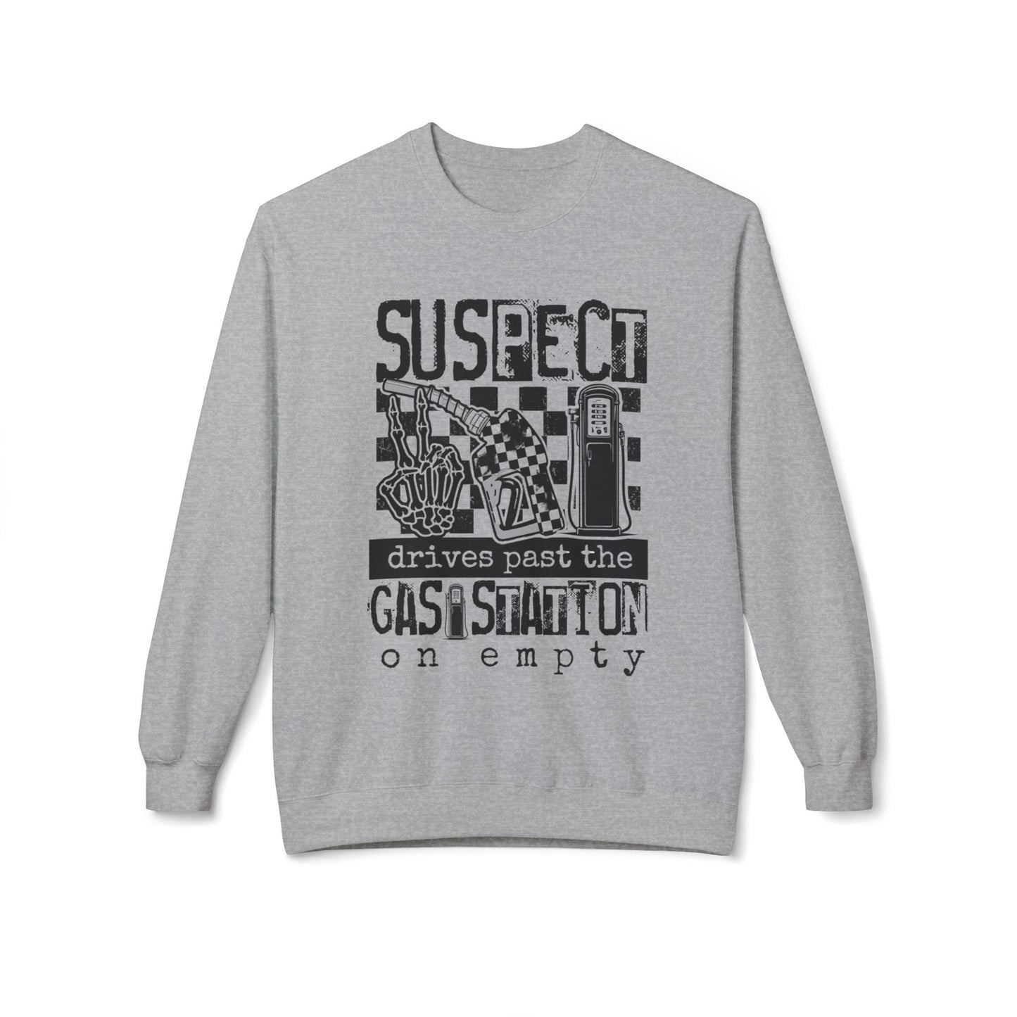 Suspect Drives by Skeleton Funny Sweatshirt