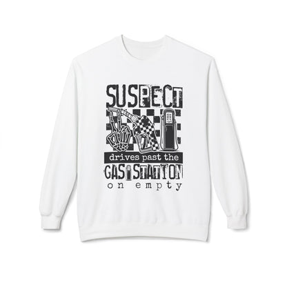 Suspect Drives by Skeleton Funny Sweatshirt