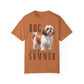 Shih Tzu Dog Days of Summer Comfort Colors T-Shirt - Unisex Garment-Dyed Tee for Dog Lovers