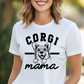 Corgi Mama Unisex Garment-Dyed T-Shirt - Perfect Gift for Dog Lovers