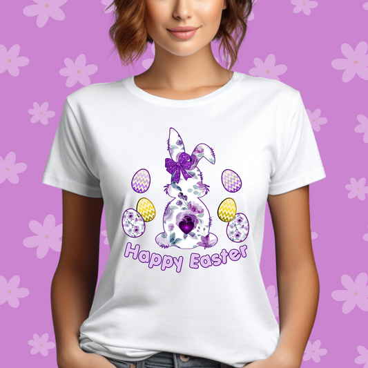 Floral Happy Easter T-shirt