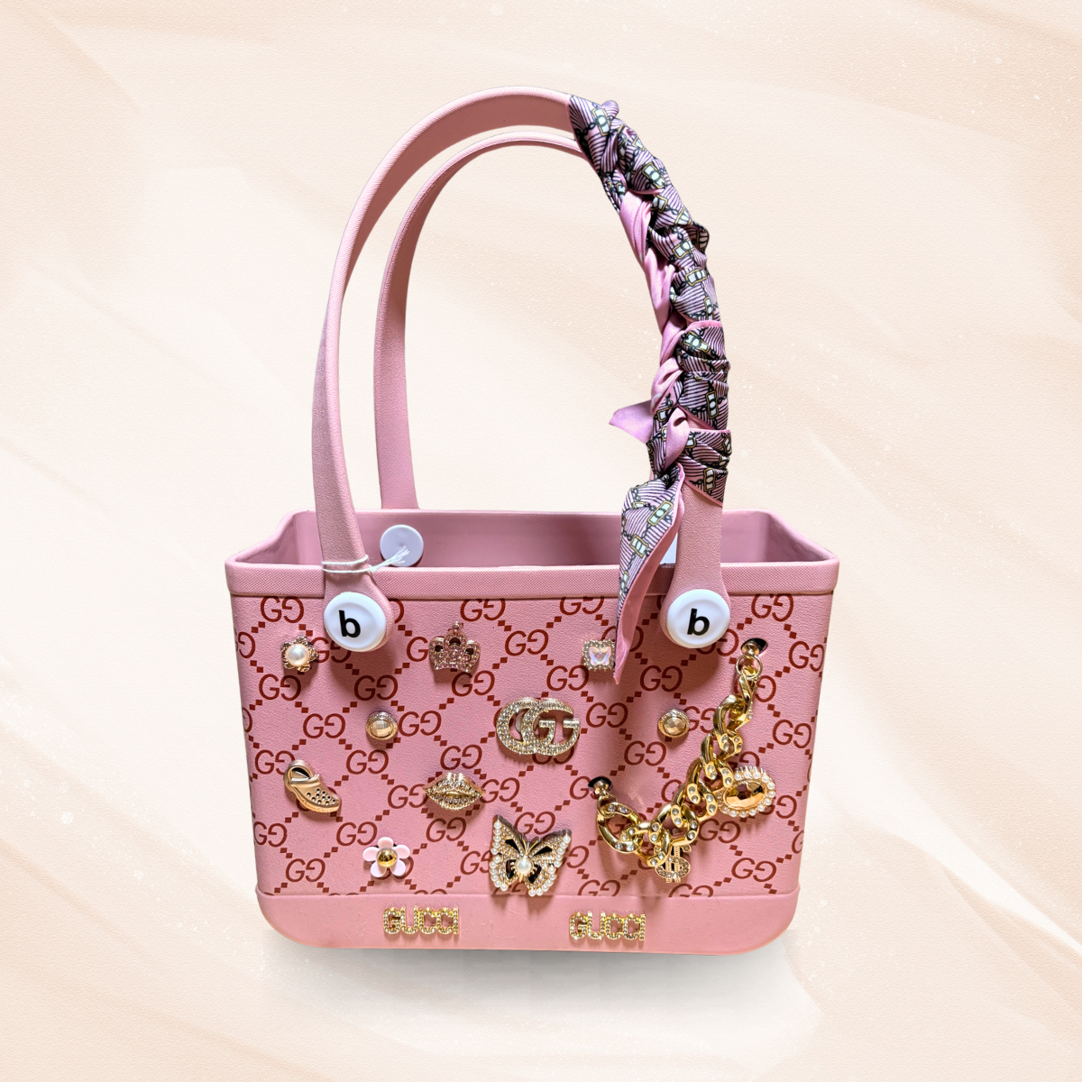 Gucci-Inspired Pink Bog Bag