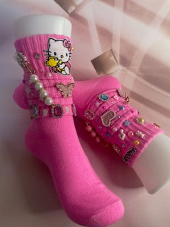 Hello Kitty Inspired "Junk Socks"