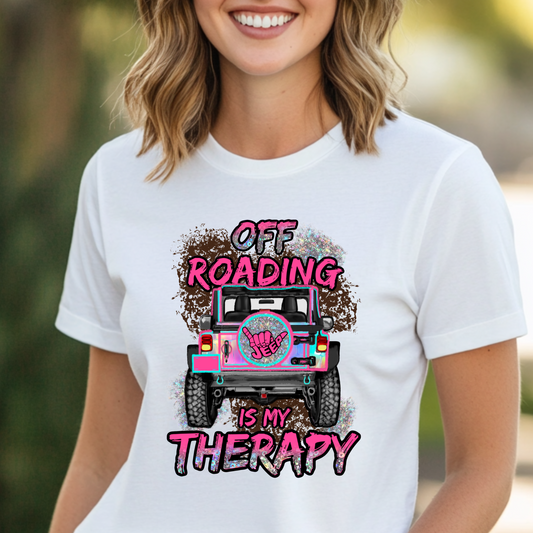 Off-Roading Therapy Unisex Softstyle T-Shirt | Adventure & Nature Lovers Tee