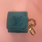 LV Inspired Airpod case in Teal