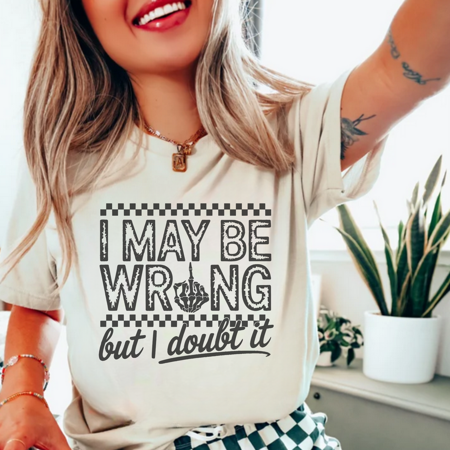 I May Be Wrong Unisex Softstyle T-Shirt - Doubtful Humor Tee for Casual Wear