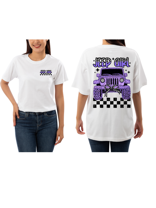 Jeep Girl Unisex Garment-Dyed T-Shirt - Fun and Stylish Off-Road Enthusiast Tee