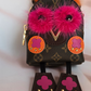 LV Inspired Real Leather Owl Backpack Keychain