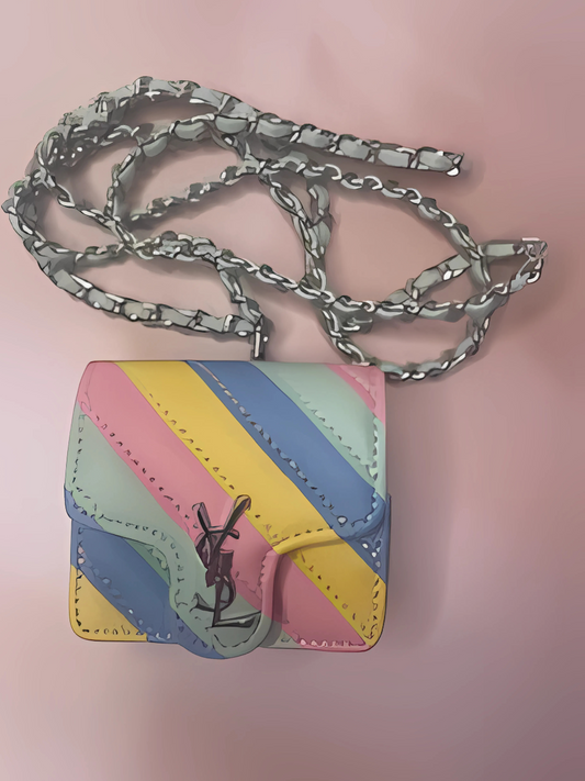 YSL Inspired Rainbow Airpod Case