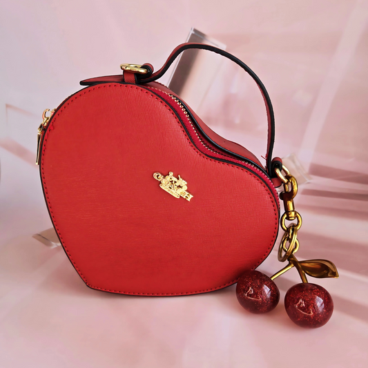 Designer Inspired Coach Heart Purse