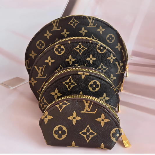 LV inspired Makeup Bags